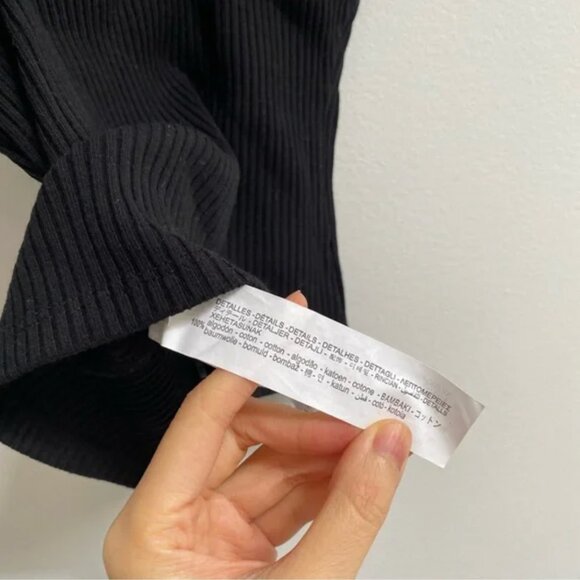 Zara Sweetheart Knit Top S - Picture 4 of 6